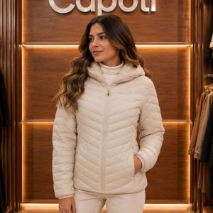 Chaqueta doble faz peluche